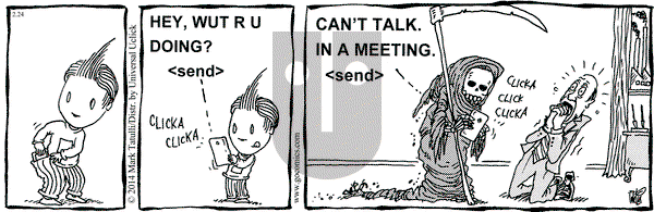 Lio on Monday February 24, 2014 Comic Strip
