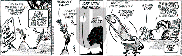 Over the Hedge on Tuesday May 3, 2011 Comic Strip