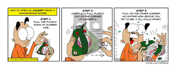 Little Fried Chicken and Sushi on Wednesday September 18, 2024 Comic Strip