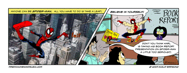 Little Fried Chicken and Sushi on Monday March 10, 2025 Comic Strip