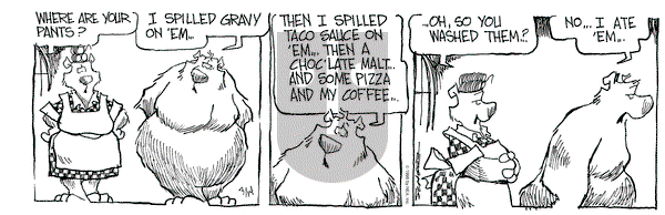 The Grizzwells on Tuesday March 14, 1995 Comic Strip