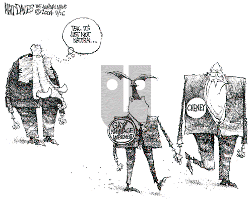 Matt Davies on Wednesday August 25, 2004 Comic Strip