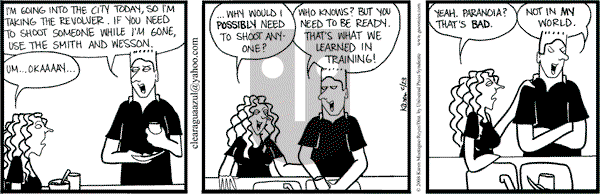 Clear Blue Water on Saturday February 23, 2008 Comic Strip