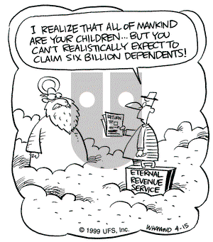Reality Check on Thursday April 15, 1999 Comic Strip