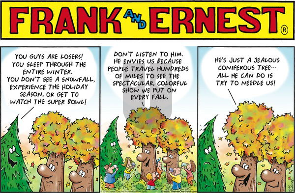 Frank and Ernest on Sunday October 20, 2019 Comic Strip