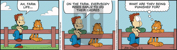 Garfield - Saturday March 4, 2023 Comic Strip