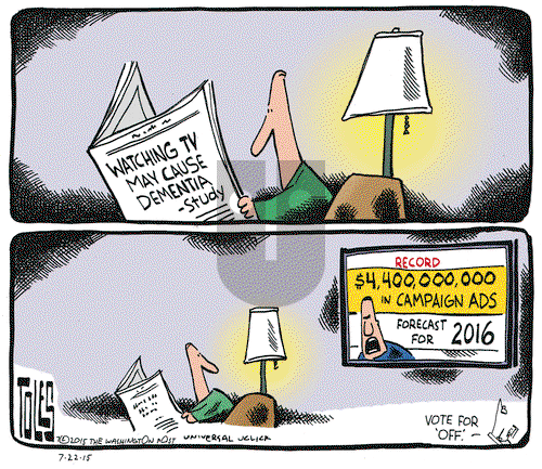 Tom Toles on Wednesday July 22, 2015 Comic Strip