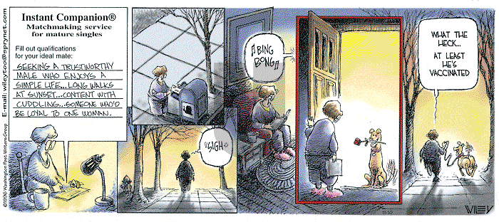 Non Sequitur on Sunday November 10, 1996 Comic Strip