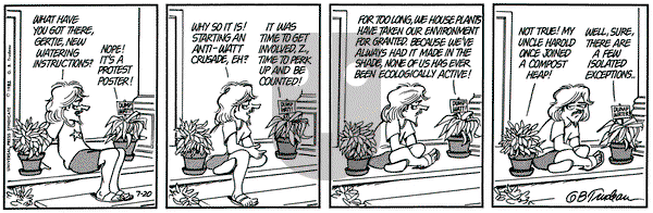 Doonesbury on Tuesday July 20, 1982 Comic Strip