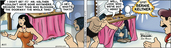 Alley Oop on Saturday April 11, 2015 Comic Strip