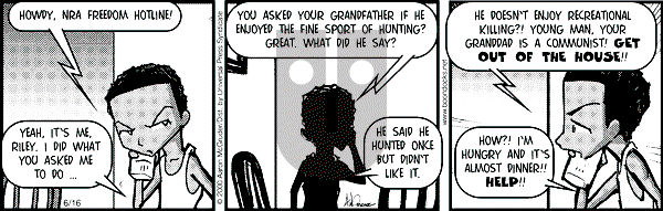 The Boondocks on Friday January 18, 2008 Comic Strip