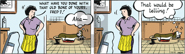 Fred Basset on Friday October 16, 2020 Comic Strip
