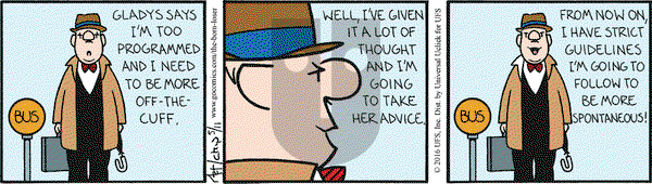 The Born Loser on Wednesday May 11, 2016 Comic Strip