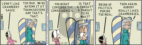 Grand Avenue on Wednesday November 27, 2024 Comic Strip