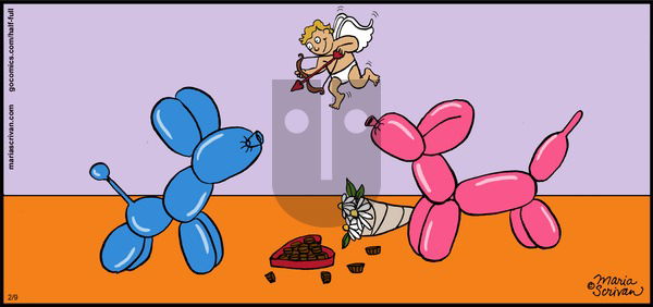 Half Full on Sunday February 9, 2014 Comic Strip