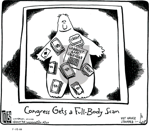 Tom Toles on Tuesday January 12, 2010 Comic Strip