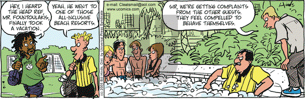 Cleats on Thursday June 16, 2005 Comic Strip