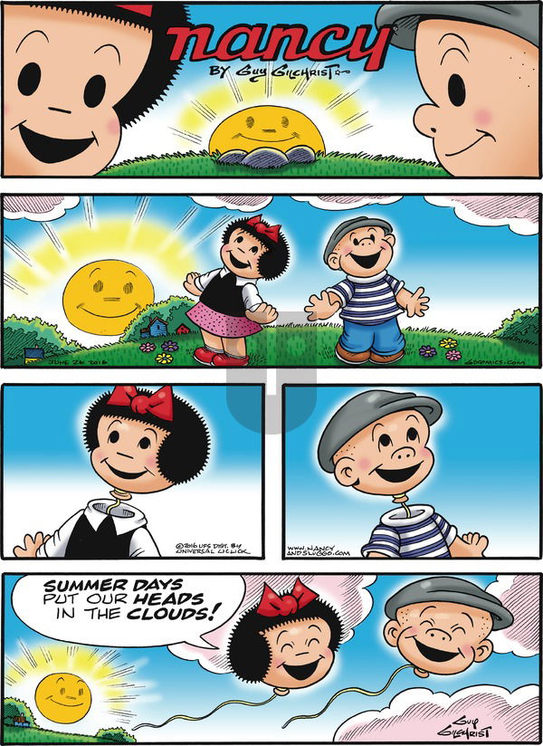 Nancy on Sunday June 26, 2016 Comic Strip