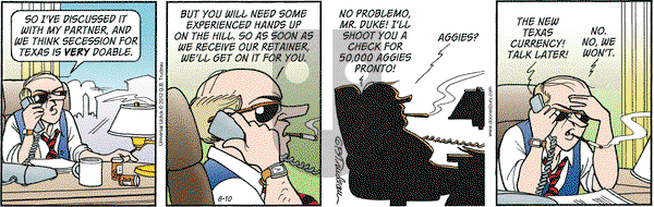 Doonesbury on Saturday August 10, 2013 Comic Strip