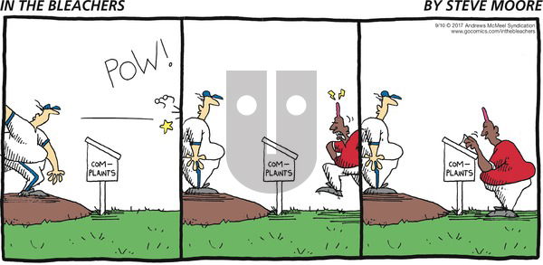 In the Bleachers on Sunday September 10, 2017 Comic Strip