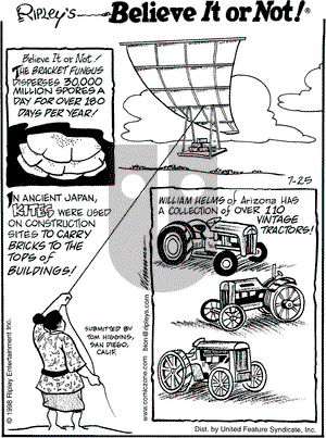 Ripley's Believe It or Not on Monday September 28, 1998 Comic Strip