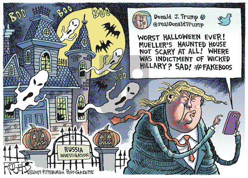 Rob Rogers on Tuesday October 31, 2017 Comic Strip