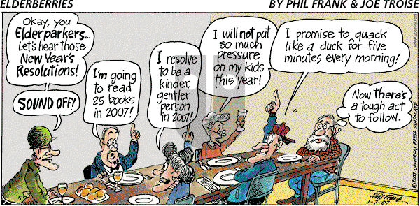 The Elderberries on Sunday January 7, 2007 Comic Strip