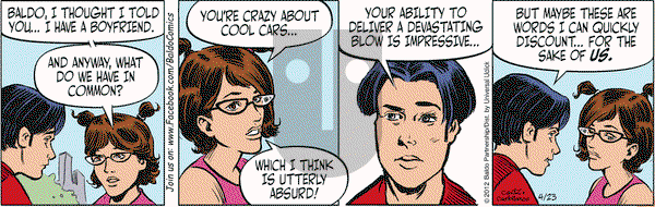 Baldo on Monday April 23, 2012 Comic Strip