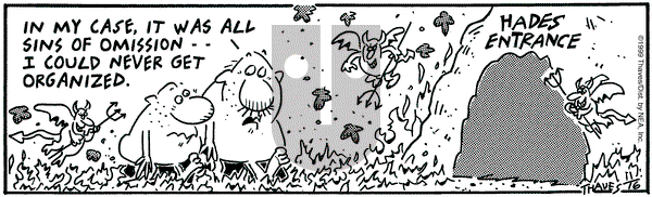Frank and Ernest on Tuesday November 16, 1999 Comic Strip