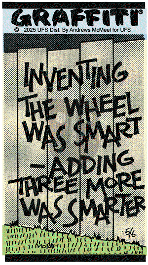 Graffiti on Tuesday May 6, 2025 Comic Strip