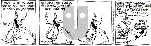 The Buckets on Friday June 16, 2000 Comic Strip