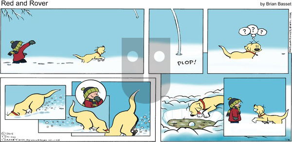 Red and Rover on Sunday January 18, 2015 Comic Strip