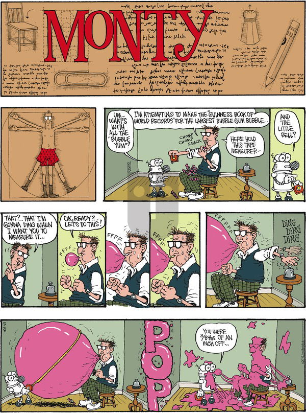 Monty on Sunday March 3, 2019 Comic Strip