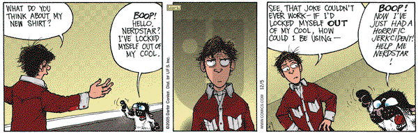 Get Fuzzy on Monday December 5, 2005 Comic Strip