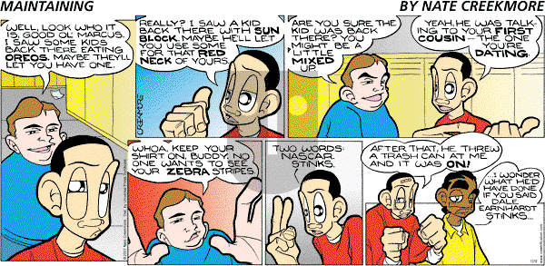 Maintaining on Sunday December 9, 2007 Comic Strip