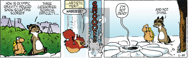 Over the Hedge on Thursday January 25, 2018 Comic Strip