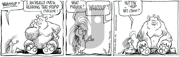 The Grizzwells on Wednesday January 3, 2001 Comic Strip