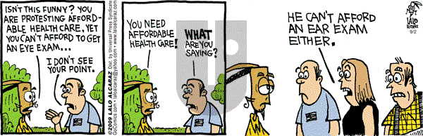 La Cucaracha on Wednesday September 2, 2009 Comic Strip