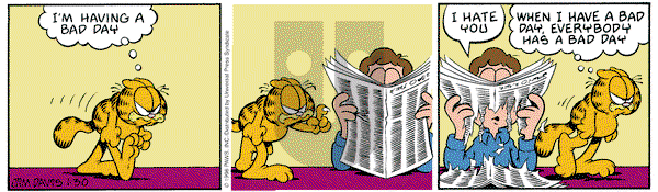 Garfield on Tuesday January 30, 1996 Comic Strip