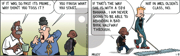 Frazz on Friday January 8, 2016 Comic Strip