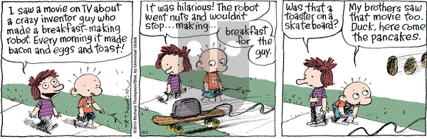 Cul de Sac on Monday June 1, 2015 Comic Strip