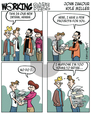 Working Daze on Wednesday June 15, 2005 Comic Strip