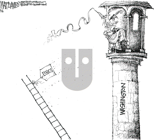 Matt Davies on Wednesday February 4, 2009 Comic Strip