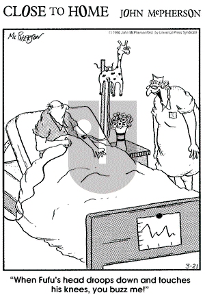 Close to Home on Thursday March 21, 1996 Comic Strip