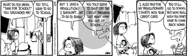 The Buckets on Friday February 2, 2007 Comic Strip