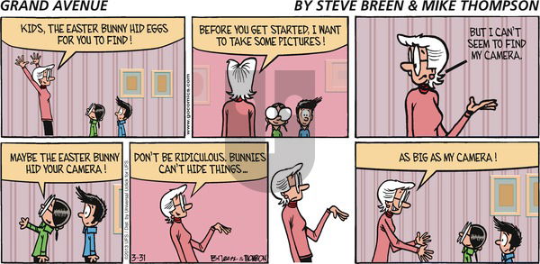 Grand Avenue on Sunday March 31, 2013 Comic Strip