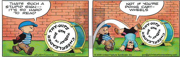 Nancy on Saturday November 15, 2008 Comic Strip