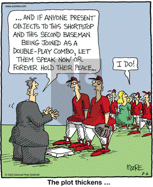 In the Bleachers on Saturday August 6, 2005 Comic Strip