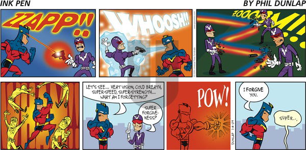 Ink Pen on Sunday January 4, 2009 Comic Strip
