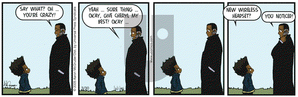 The Boondocks on Wednesday March 30, 2005 Comic Strip
